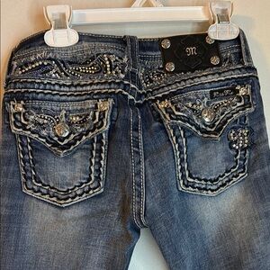 Miss Me Women's Blue Embellished Jeans